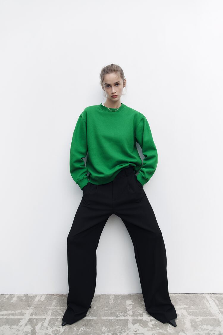 Zara minimalist online sweatshirt