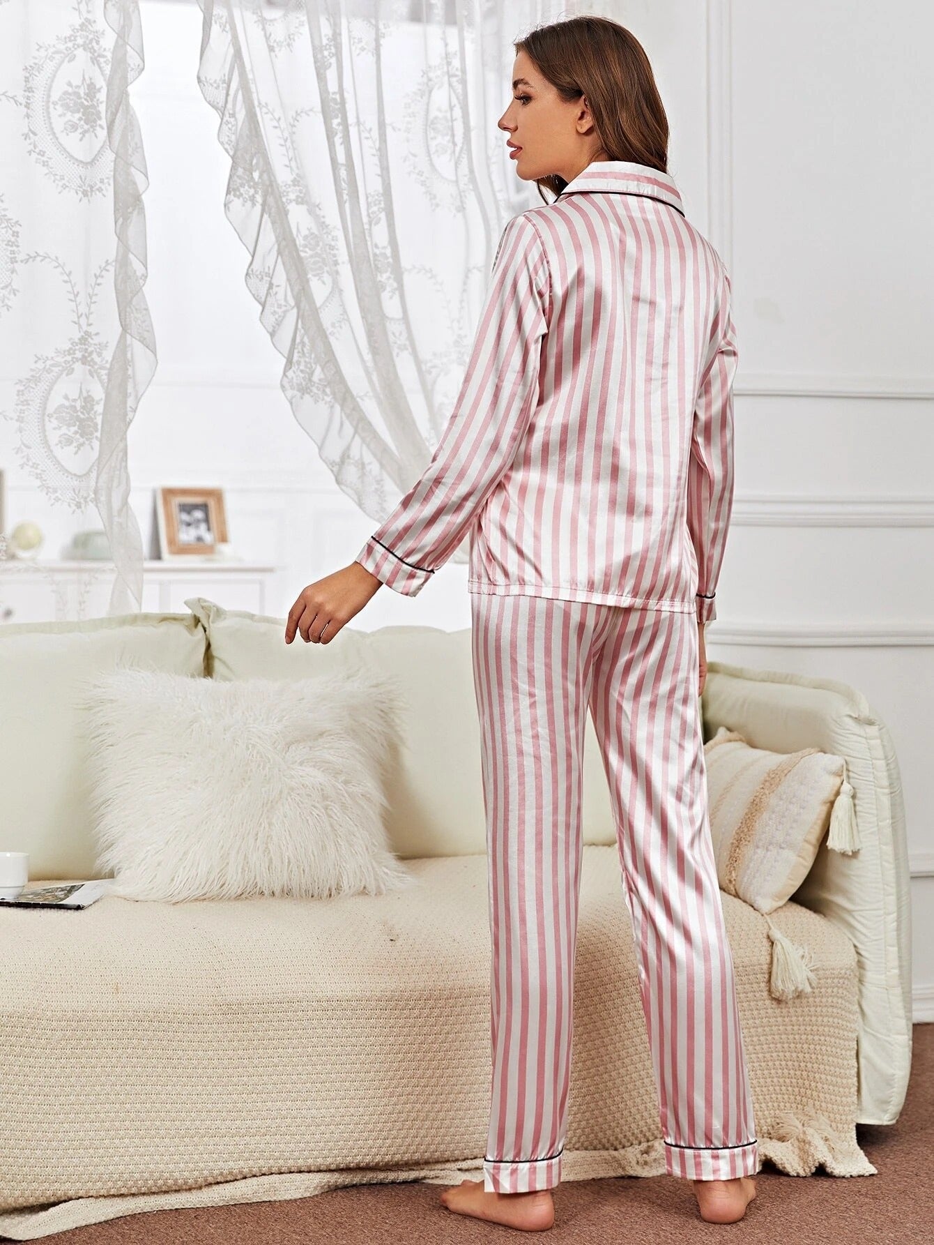 Artificial Silk Wear Pajamas